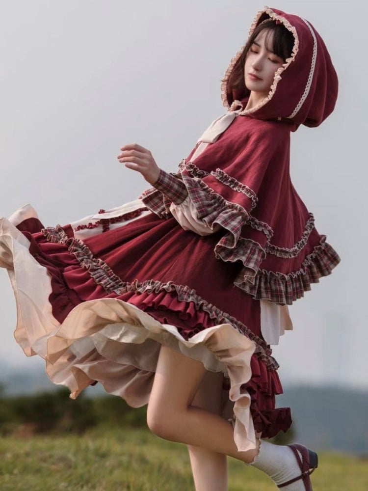 Red Riding Hood-Style Lolita Dress WIT0053