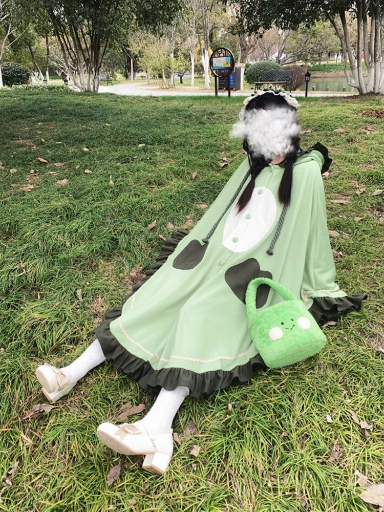 Frog Green Cape WIT0117