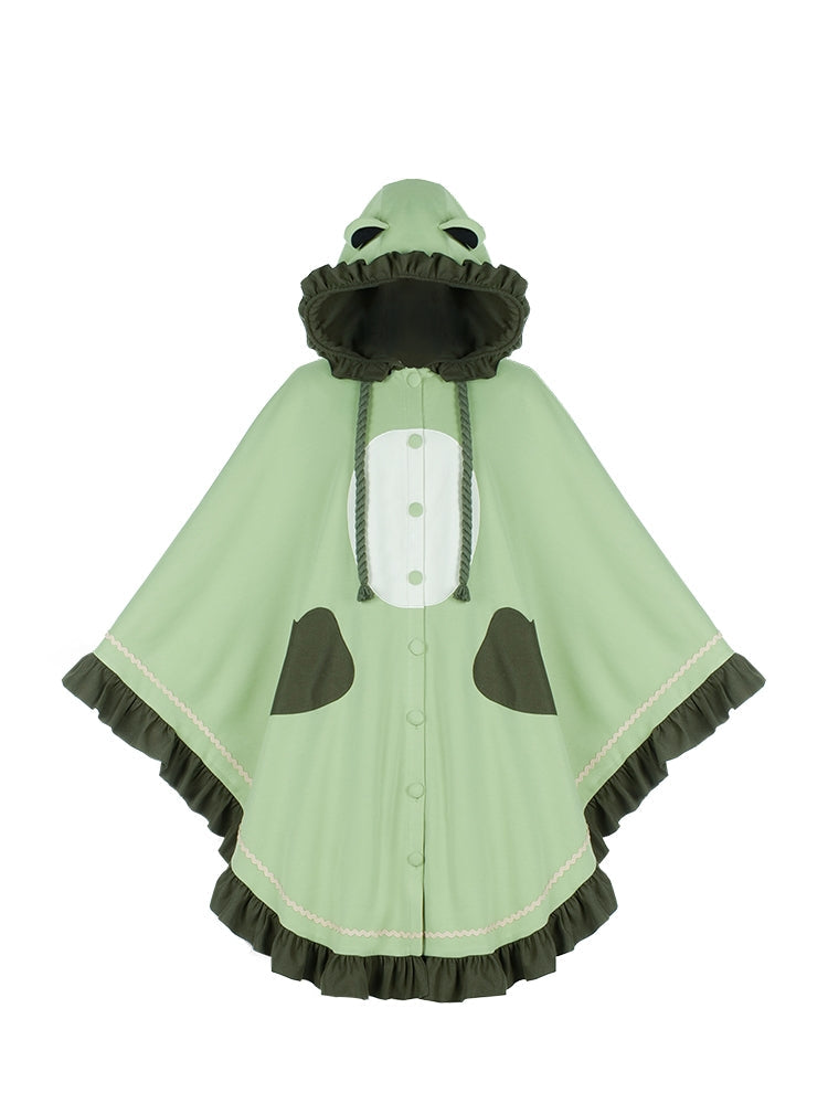 Frog Green Cape WIT0117