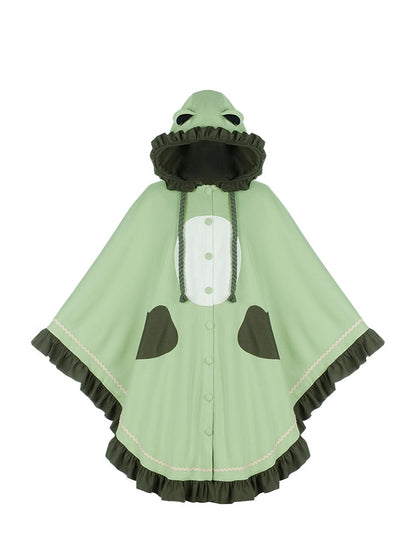 Frog Green Cape WIT0117