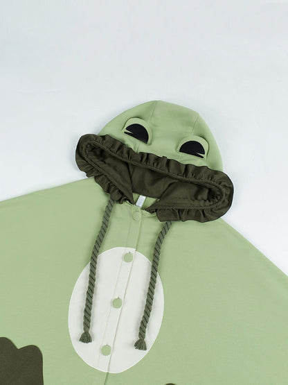 Frog Green Cape WIT0117