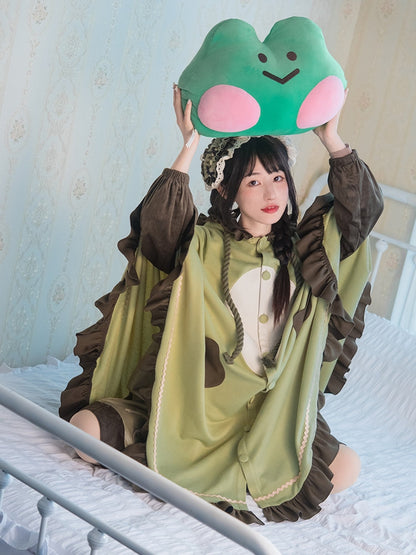 Frog Green Cape WIT0117