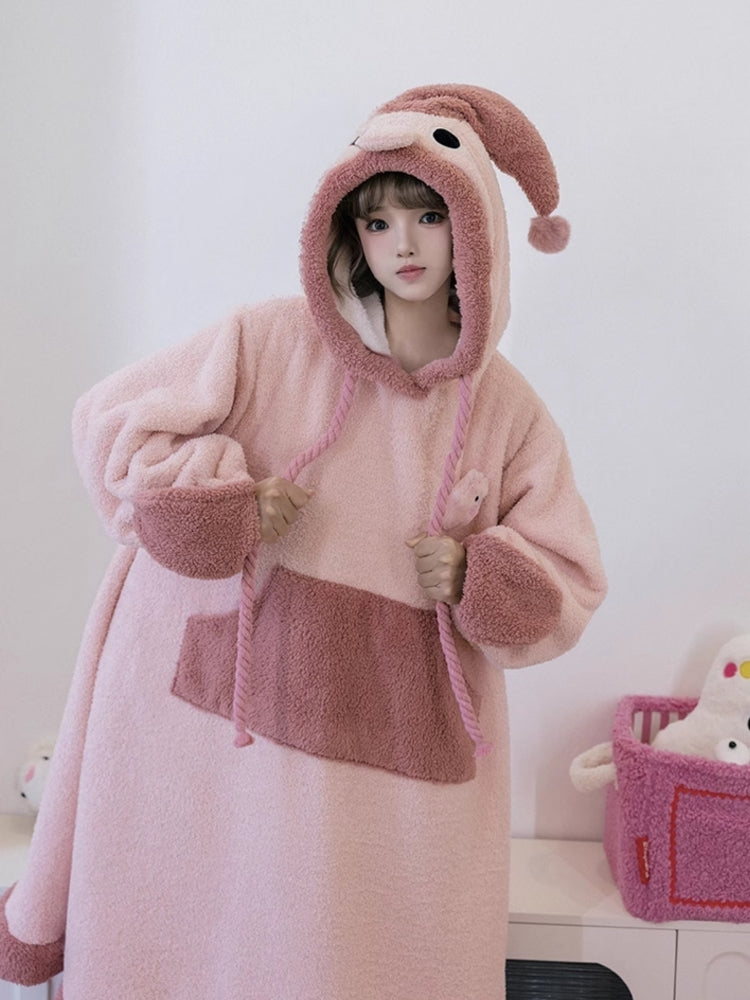 Fleece Cute Animal Design Loungewear WIT0193