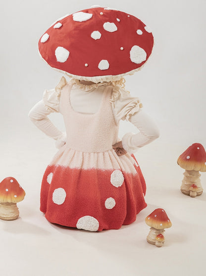 Mushroom-Style Balloon Dress with Large Ribbon WIT0197