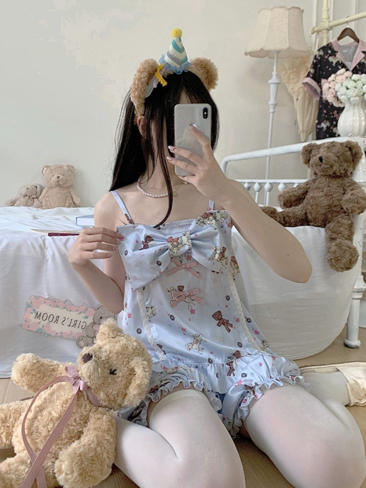 Bear Print Pajamas WIT0215