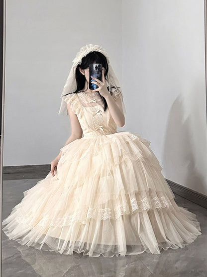 Ballerina-Style Tiered Dress WIT0217