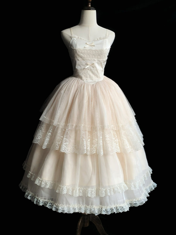 Ballerina-Style Tiered Dress WIT0217