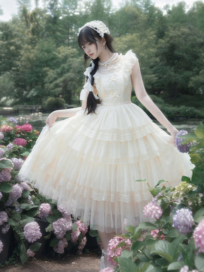 Ballerina-Style Tiered Dress WIT0217