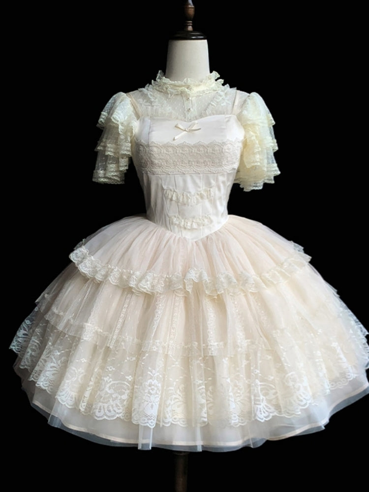 Ballerina-Style Tiered Dress WIT0217