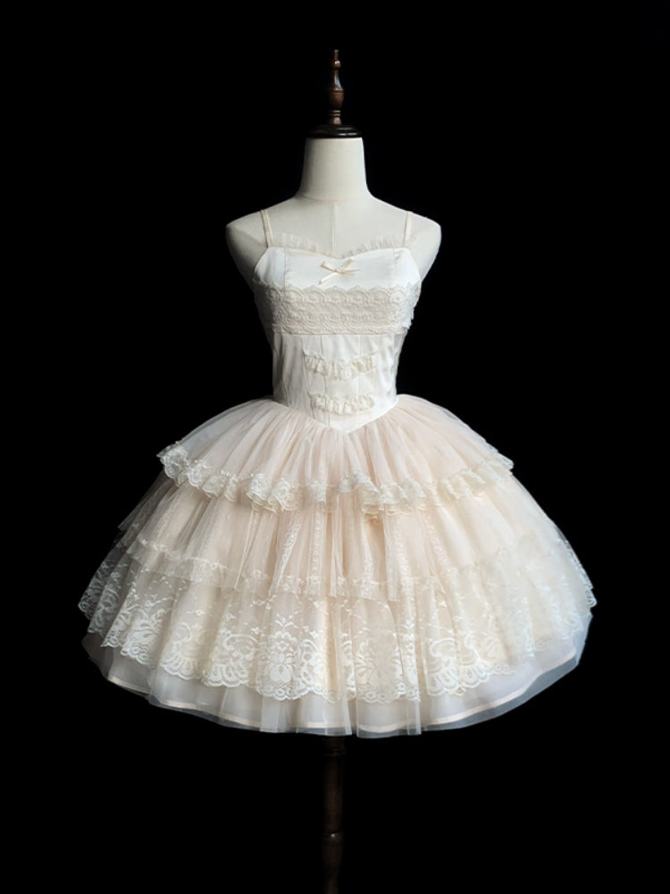 Ballerina-Style Tiered Dress WIT0217