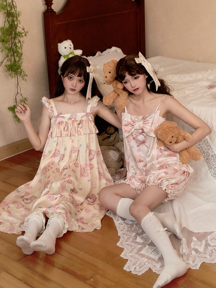 Bear Print Pajamas WIT0218