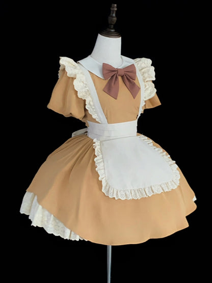 Multicolor Maid Dress WIT0223