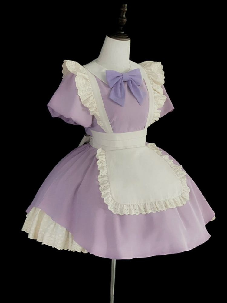 Multicolor Maid Dress WIT0223