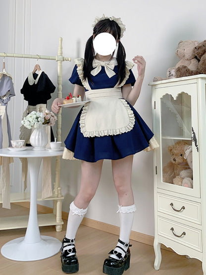 Multicolor Maid Dress WIT0223