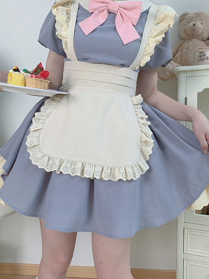 Multicolor Maid Dress WIT0223