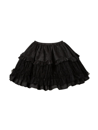 Chinese-Style Black Ballet Mini Dress WIT0225