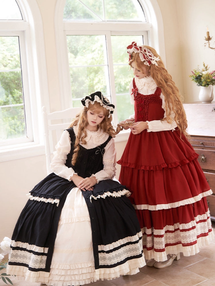 Elegant Tiered Lolita Dress WIT0245