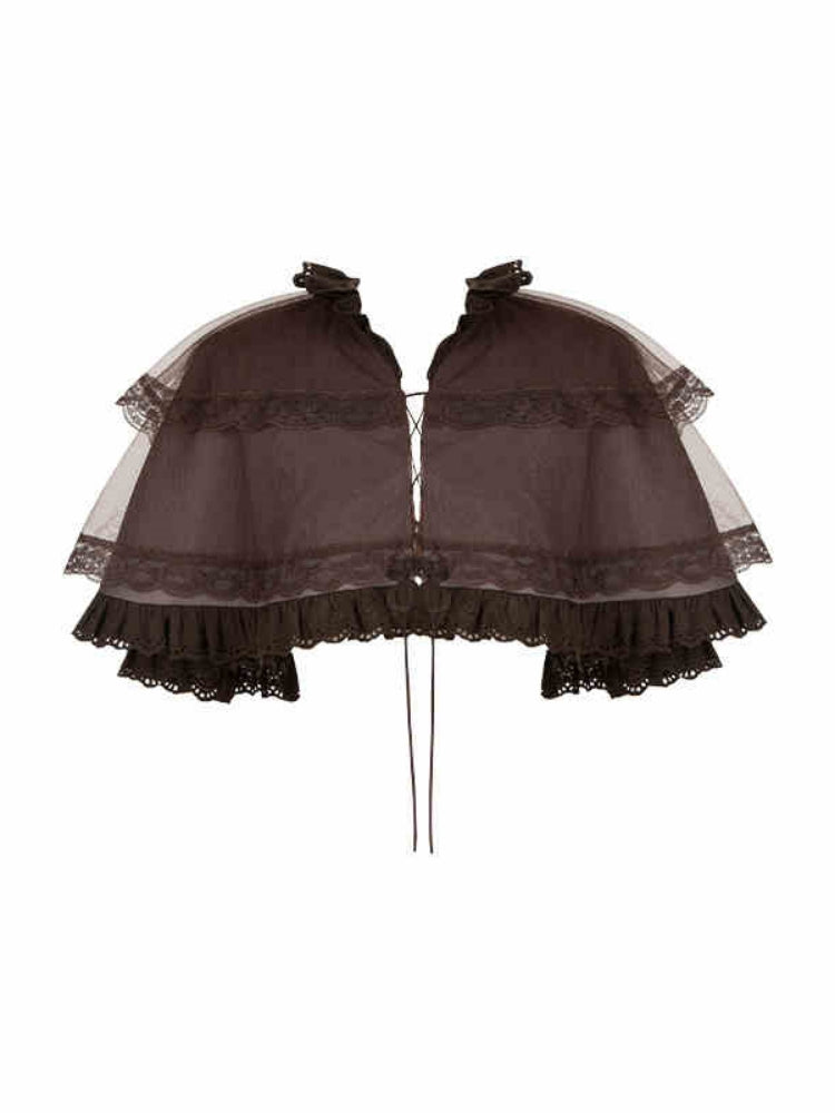 British-Style Brown Lolita Dress WIT0248