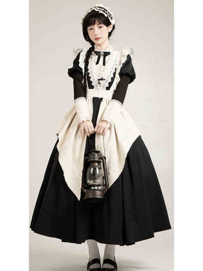 Gothic Nun Black Lolita Dress WIT0244