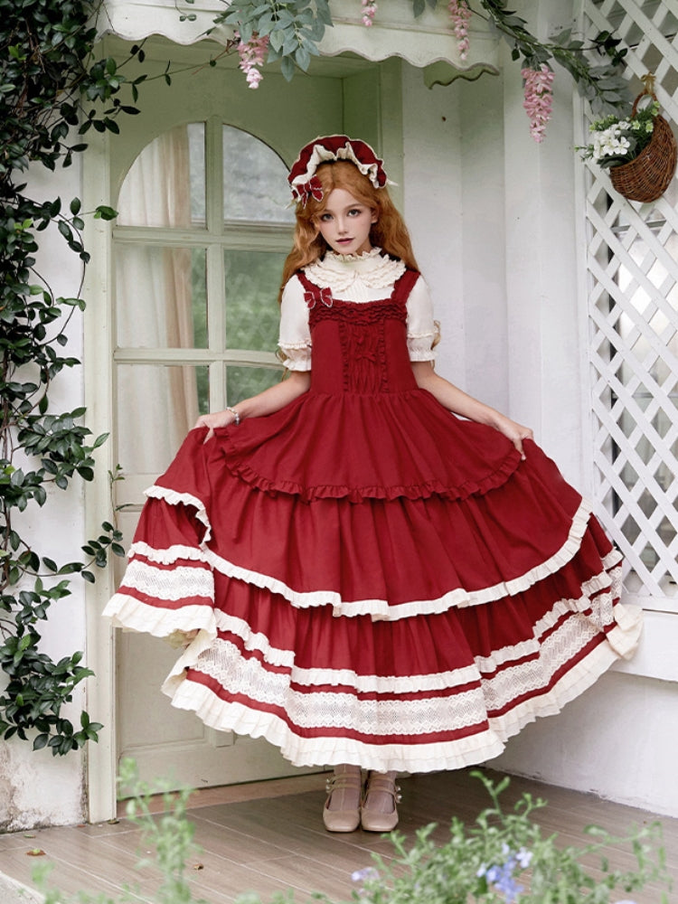 Elegant Tiered Lolita Dress WIT0245