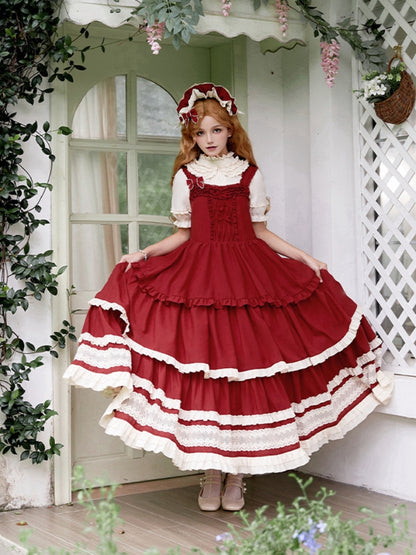 Elegant Tiered Lolita Dress WIT0245