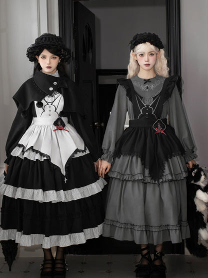 Gothic Tiered Lolita Dress WIT0252