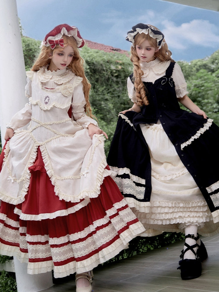 Elegant Tiered Lolita Dress WIT0245