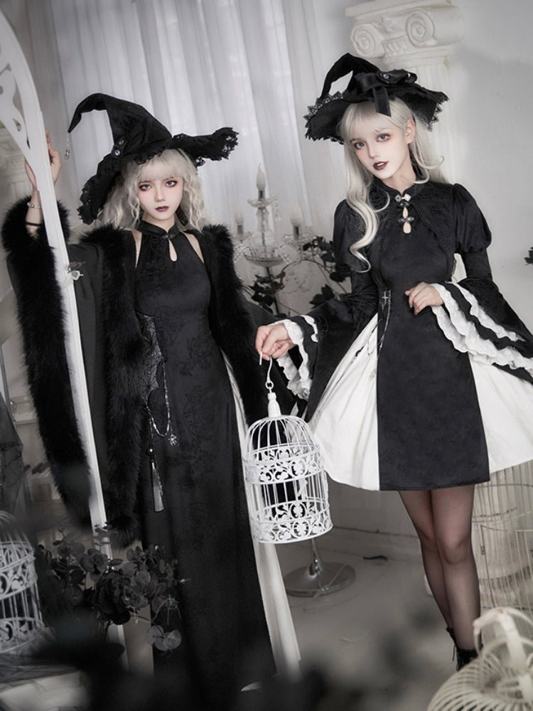 Gothic Halloween Velvet Coat WIT0261