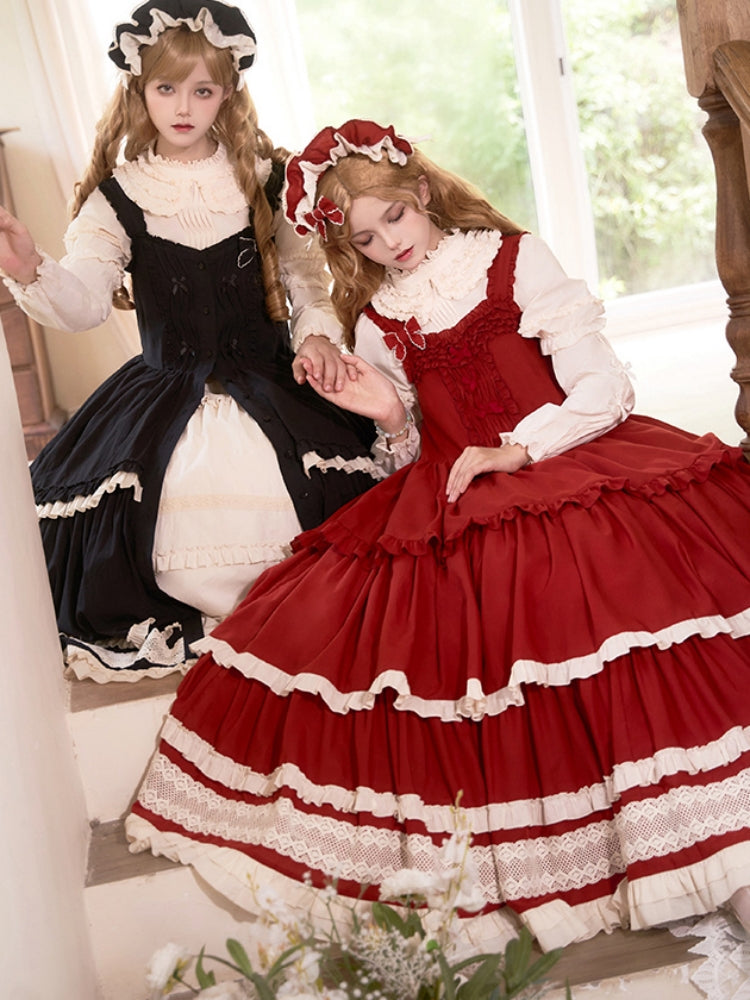 Elegant Tiered Lolita Dress WIT0245