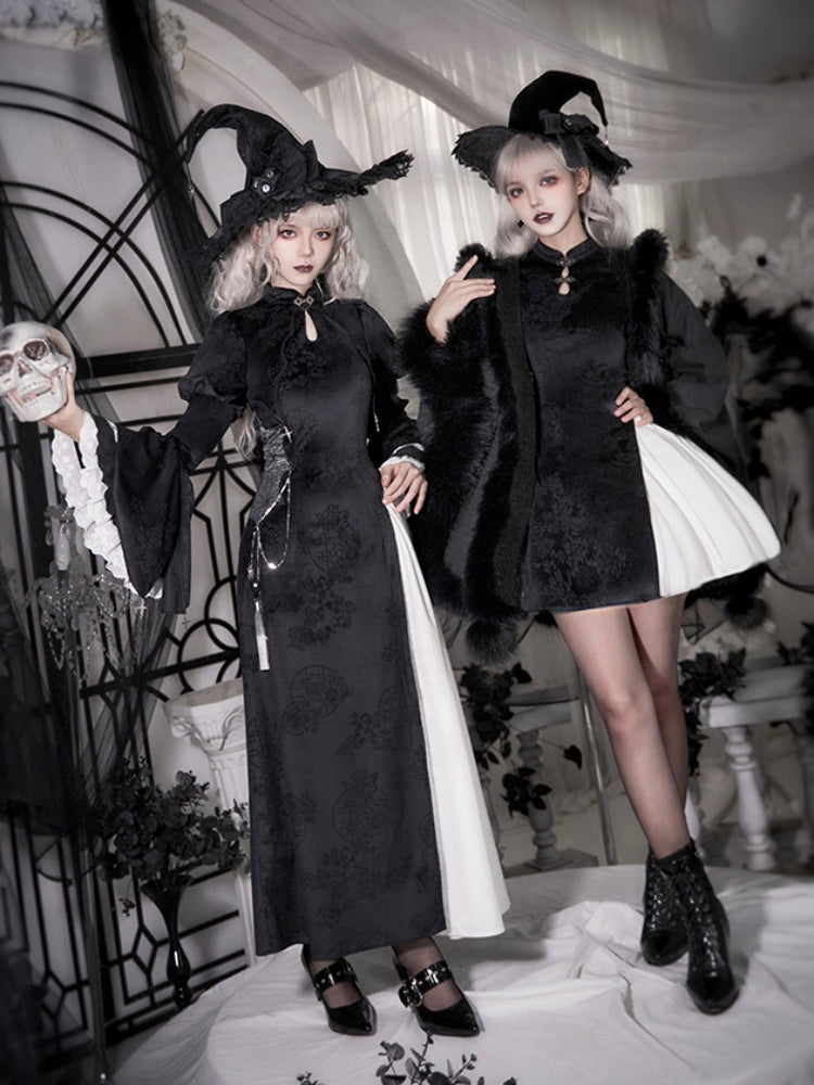 Gothic Halloween Velvet Coat WIT0261