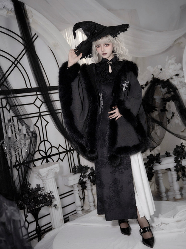 Gothic Halloween Velvet Coat WIT0261