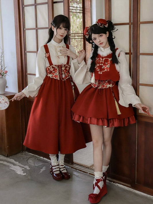 Chinese-Style Red Dress WIT0262