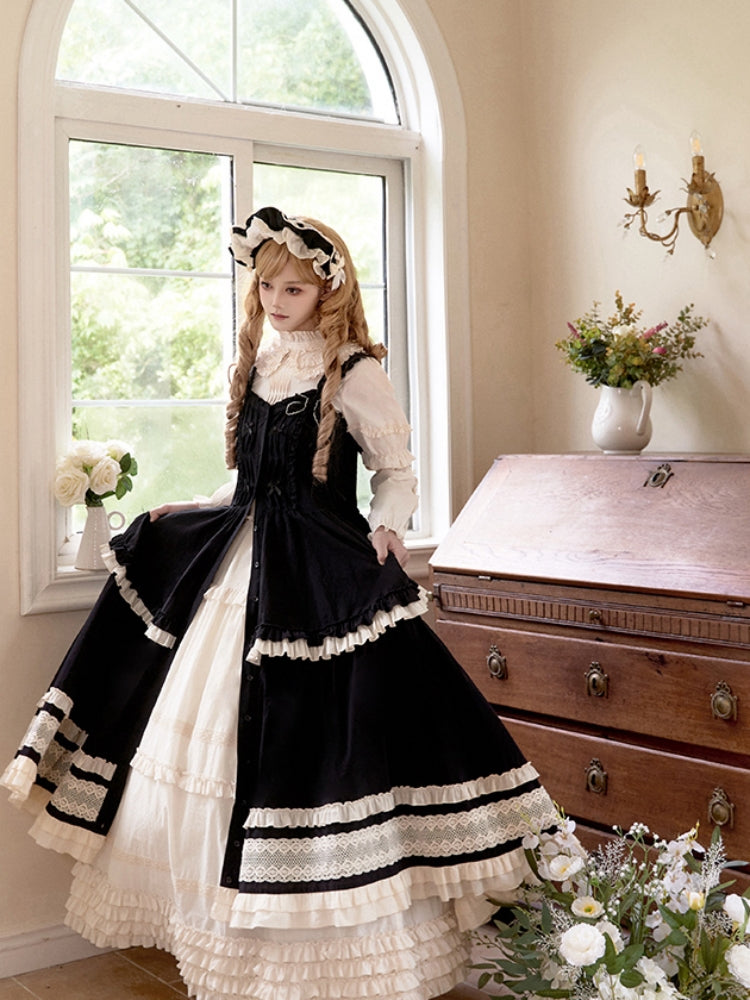 Elegant Tiered Lolita Dress WIT0245