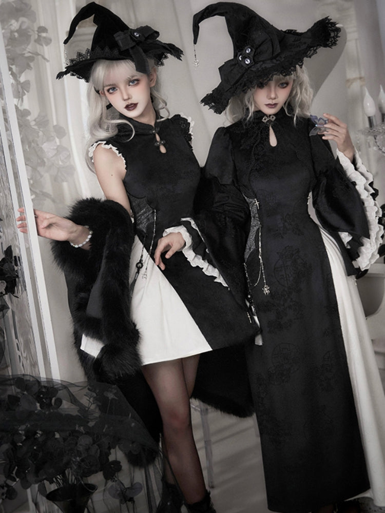 Gothic Halloween Velvet Coat WIT0261