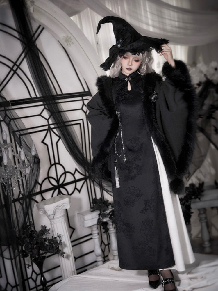 Gothic Halloween Velvet Coat WIT0261