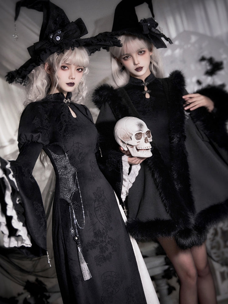 Gothic Halloween Velvet Coat WIT0261