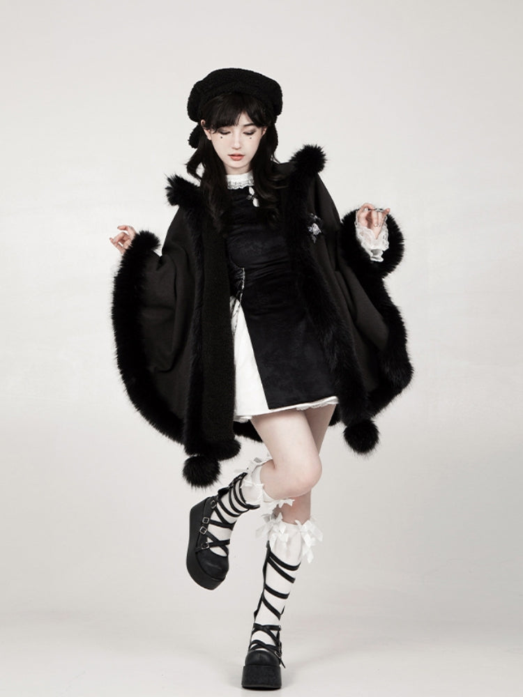 Gothic Halloween Velvet Coat WIT0261