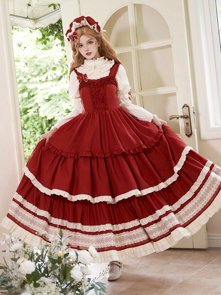 Elegant Tiered Lolita Dress WIT0245