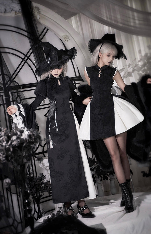 Gothic Halloween Velvet Coat WIT0261