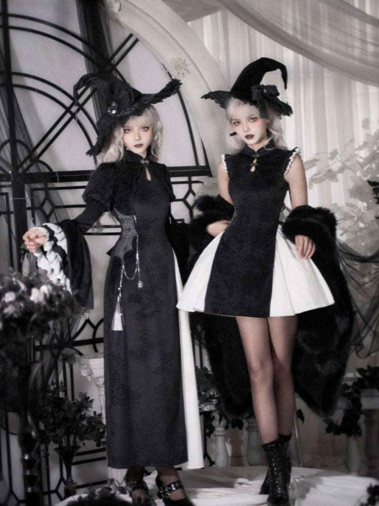 Gothic Halloween Velvet Coat WIT0261