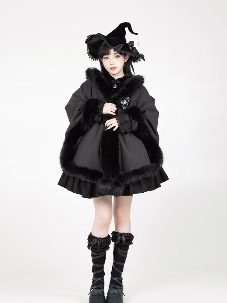 Gothic Halloween Velvet Coat WIT0261