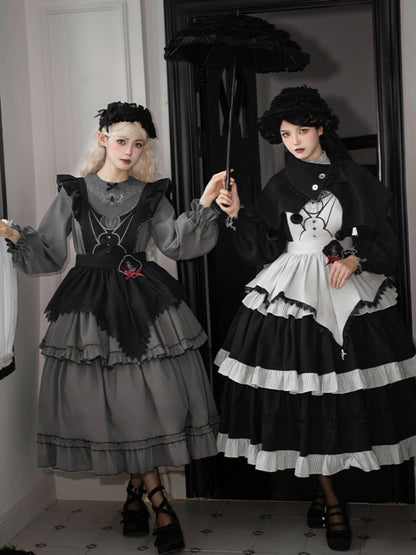 Gothic Tiered Lolita Dress WIT0252