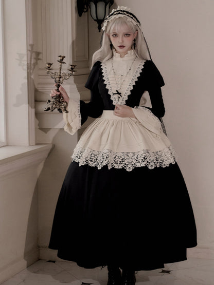 Gothic Nun Black Lolita Dress WIT0244