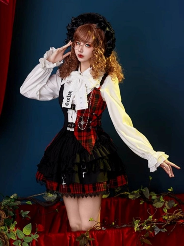 Prince Style Check Lolita Set CAT0014