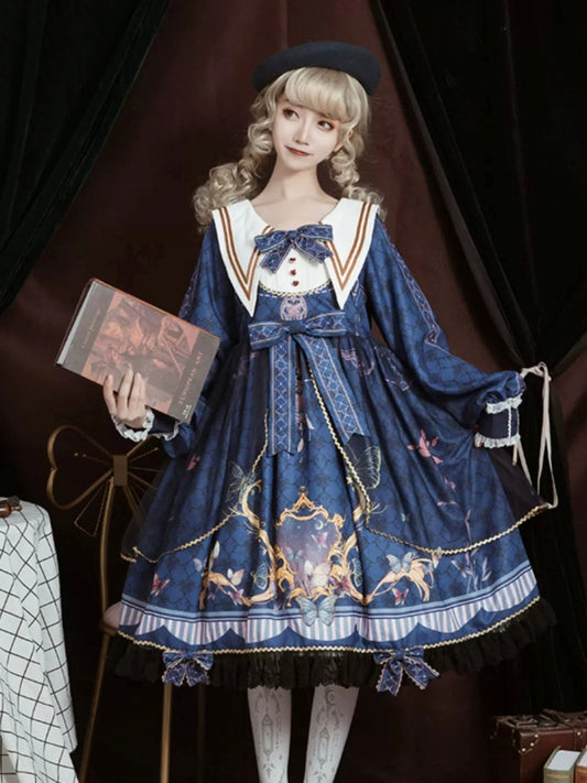 Butterfly Ribbon Lolita Dress CAT0008