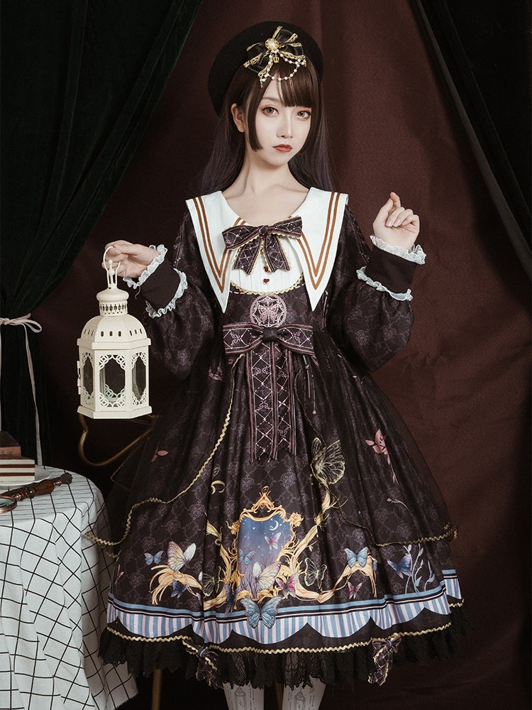 Butterfly Ribbon Lolita Dress CAT0008