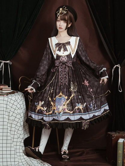 Butterfly Ribbon Lolita Dress CAT0008