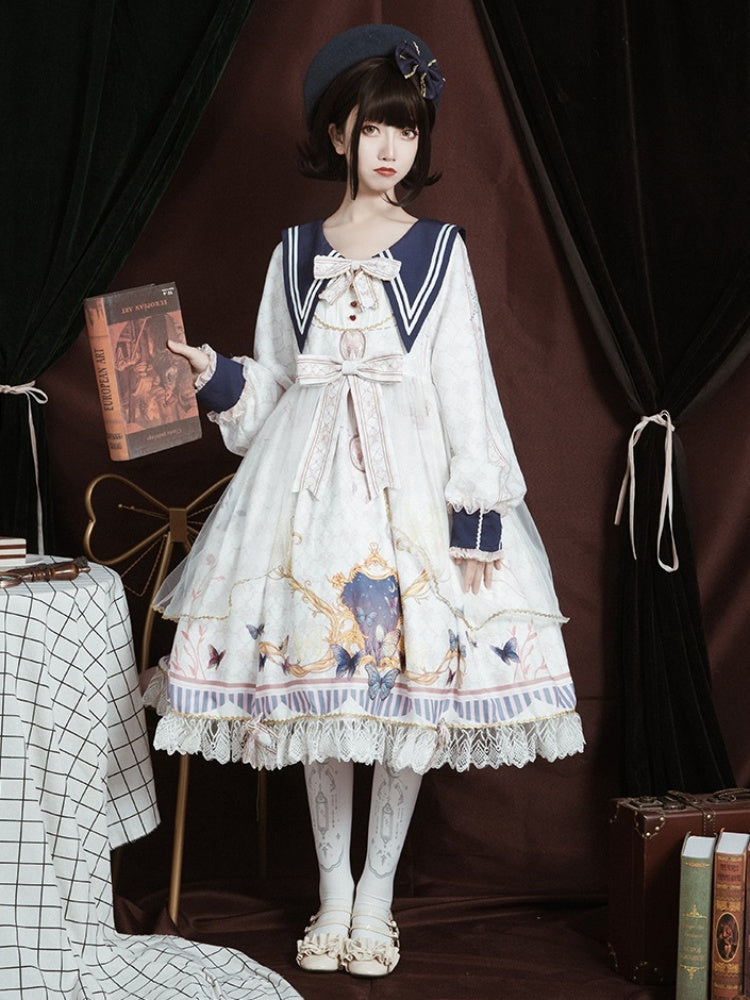 Butterfly Ribbon Lolita Dress CAT0008