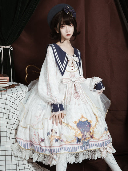 Butterfly Ribbon Lolita Dress CAT0008