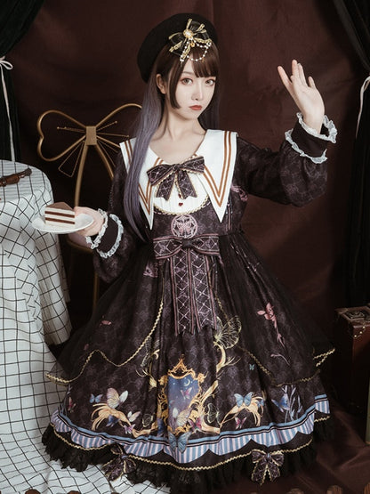 Butterfly Ribbon Lolita Dress CAT0008